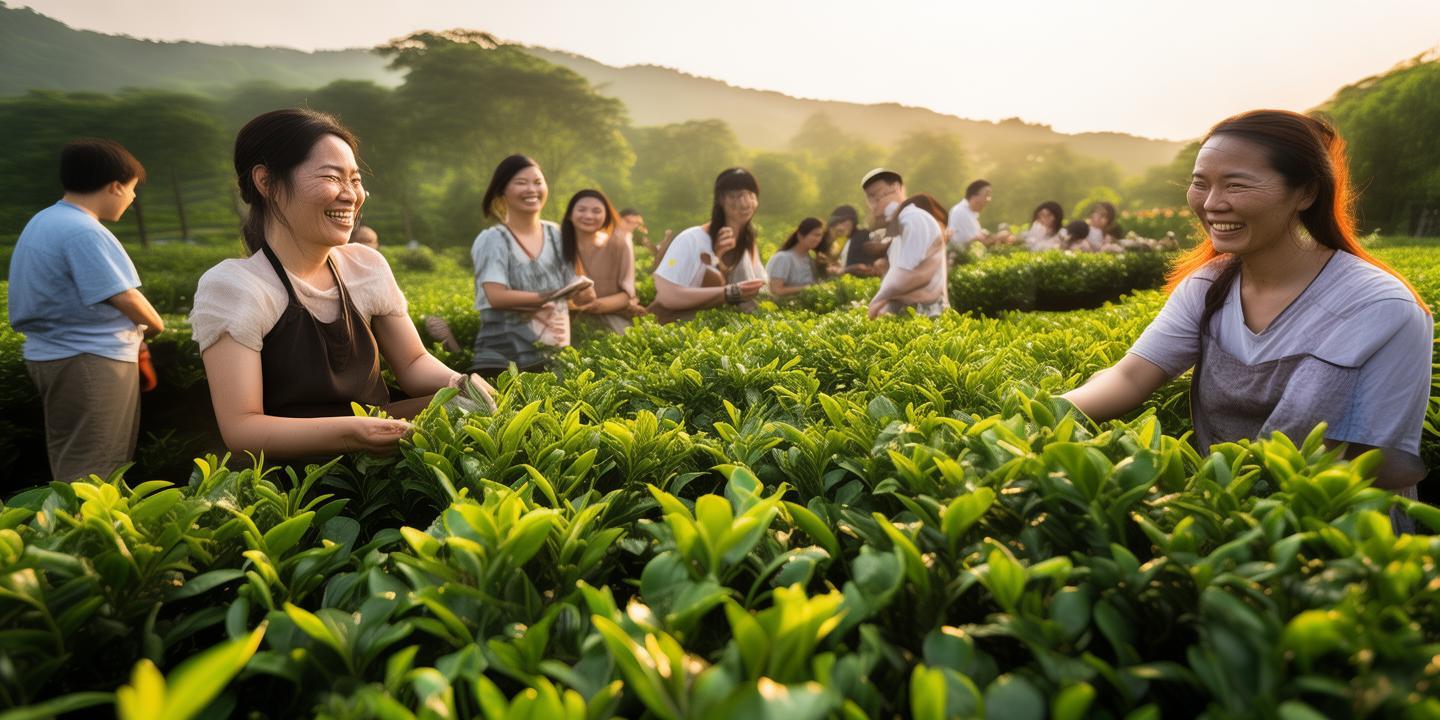 西乡县江塝茶园采茶季:游客体验制茶乐趣,定制专属茶饼伴手礼