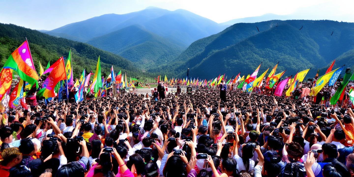 苗族文化节首设“高山对歌擂台”,抖音百万网红打卡热潮来袭