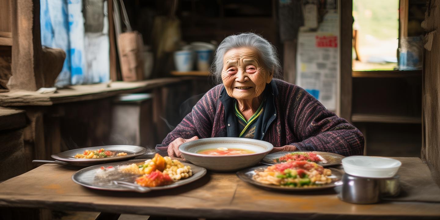 山区老人搬迁后享“一元食堂”,四菜一汤暖胃更暖心